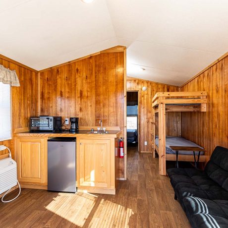 cabin living room interior